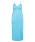 Фото #3 товара Plus Size Lace Trim Maxi Sleep Dress