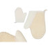 Bath Mitten White Beige (24 Units)