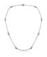 Sterling Silver Clear Cubic Zirconia Necklace