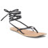Фото #4 товара BEACH by Matisse Bocas Lace Up Womens Black Casual Sandals BOCAS-001