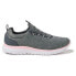 Фото #2 товара Athletic Works Bungee Sneakers Women's 8 Gray Slip On Running Athletic Shoes