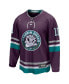 ფოტო #2 პროდუქტის Men's Trevor Zegras Purple Anaheim Ducks 30th Anniversary Premier Breakaway Jersey