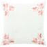 Kissenbezug weiß-pink Floral
