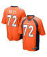 Фото #2 товара Men's Garett Bolles Orange Denver Broncos Game Jersey