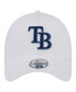 Men's White Tampa Bay Rays TC A-Frame 9FORTY Adjustable Hat