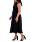 Фото #3 товара Plus Size Ruffle-Trimmed Tiered Midi Dress