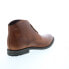 Roan by Bed Stu Proff F804019 Mens Brown Leather Lace Up Casual Dress Boots