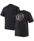 Фото #1 товара Men's Big and Tall Black Atlanta Falcons Color Pop T-shirt