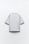 Short sleeve interlock sweatshirt