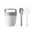 Фото #1 товара Lunchpot mit Besteckset Ellipse 4er Set