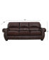 Arther 85" Leather Traditional Sofa