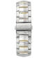 ფოტო #3 პროდუქტის Men's Solar Chronograph Coutura Two-Tone Stainless Steel Bracelet Watch 44mm SSC376