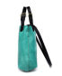 ფოტო #7 პროდუქტის Women's Genuine Leather Dip Dye Tote