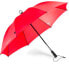 Фото #1 товара Walimex 17830 - Full-sized - Rain umbrella - Round - Red - Fiberglass - PTFE - Polyester