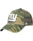 Фото #1 товара Men's Camo New York Giants Woodland Logo Clean Up Adjustable Hat