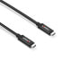 Фото #3 товара Lindy 3m USB 3.1 Gen 2 C/C Active Cable - 3 m - USB C - USB C - USB 3.2 Gen 2 (3.1 Gen 2) - 10000 Mbit/s - Black