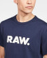 Фото #4 товара Men's Holorn RAW Graphic Logo Crewneck T-Shirt