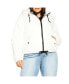 Фото #1 товара Plus Size Streetwise Puffer Jacket