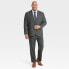 Фото #2 товара Men's Big & Tall Standard Fit Suit Jacket - Goodfellow & Co Charcoal Gray 48