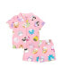 Фото #1 товара Big Girls Short Set Pajamas, 2-Piece