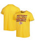 Фото #1 товара Men's Gold Kansas City Chiefs Victory Monday Tri-Blend T-shirt