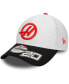 Фото #4 товара Men's Kevin Magnussen White Haas F1 Team Driver 9FORTY Adjustable Hat