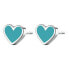 Фото #1 товара Romantic heart earrings SCK81