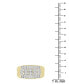 ფოტო #5 პროდუქტის Men's Diamond Cluster Ring (1 ct. t.w.) in 10k Gold
