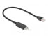 Delock Serial Connection Cable with FTDI chipset - USB 2.0 Type-A male to RS-232 RJ45 male 25 cm black - 0.25 m - USB Type-A - RJ-45