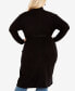 Plus Size Kennedy Long Sleeve Cardigan Sweater