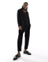 AllSaints Helm structured jersey suit trouser in black Черный, W31 L32 - фото #1