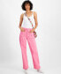 ფოტო #1 პროდუქტის Women's Patch-Pocket Wide-Leg Jeans, Created for Macy's