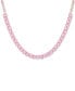 Фото #1 товара GUESS alternating Heart-Shape Stone Collar Necklace, 16" + 2" extender