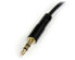 Фото #5 товара StarTech.com 6 ft Slim 3.5mm to Right Angle Stereo Audio Cable - M/M - 3.5mm - Male - 3.5mm - Male - 1.8 m - Black