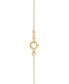 Фото #4 товара Macy's mom Bar 17" Pendant Necklace in 10k Gold