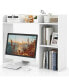 Фото #2 товара 3-Tier Multipurpose Desk Bookshelf with 4 Shelves