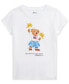 ფოტო #1 პროდუქტის Toddler & Little Girls Polo Bear Cotton Jersey Tee