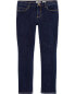 Фото #3 товара Джинсы ультраузкие Kid Dark Wash Plus-Fit Super Skinny-Leg Carter's