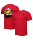 Фото #2 товара Men's Red University of Tampa Spartans Landscape Shield T-shirt