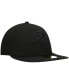 ფოტო #2 პროდუქტის Men's Black Tampa Bay Buccaneers Black on Black Low Profile 59FIFTY II Fitted Hat