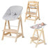 roba Born Up Stair High Chair Set 2-in-1 roba Style Frosty Green High Chair with Reclining Function from Birth