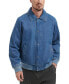 Фото #1 товара Men's Denim Bomber Jacket