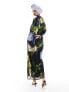 Фото #7 товара ASOS DESIGN chiffon maxi dress in blurred floral print