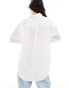 Фото #4 товара Levi's Lola relaxed fit poplin shirt in white