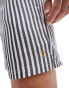 Farah textured stripe short in white