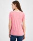 Фото #2 товара Women's Printed Short-Sleeve Tee