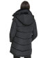 Фото #2 товара Куртка женская Calvin Klein с капюшоном и искусственным мехом Faux-Fur-Trim, созданная для Macy's