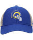 ფოტო #3 პროდუქტის Men's Royal, Natural Los Angeles Rams Flagship MVP Snapback Hat