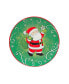 Фото #4 товара Holiday Magic Santa 4 Piece Dessert Plate Set