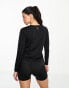 Фото #5 товара Hummel Mesh long sleeve top in black